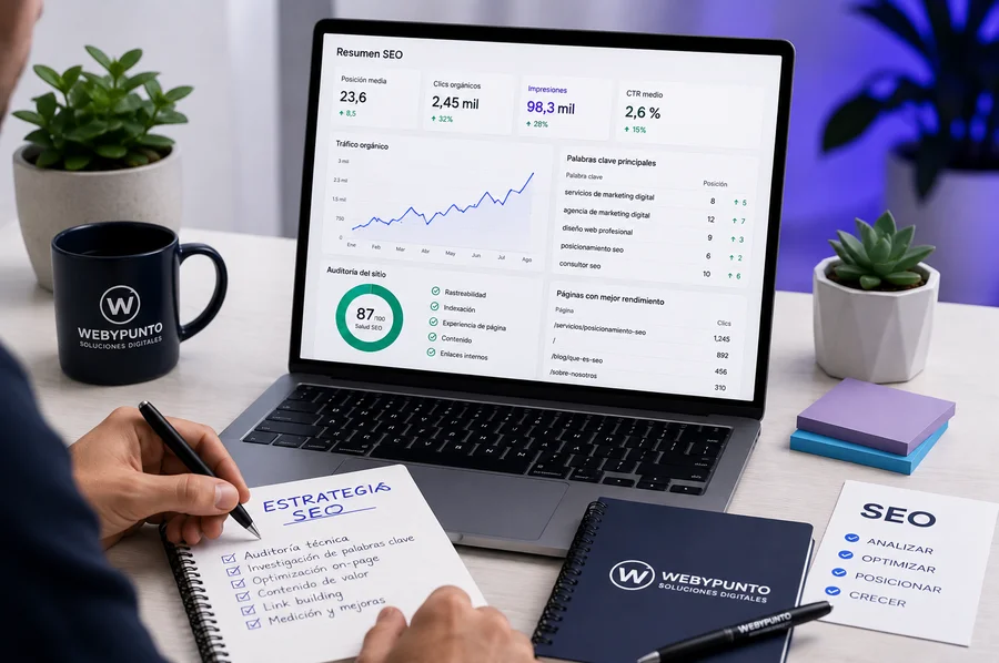 Análisis y optimización SEO para mejorar el posicionamiento web
