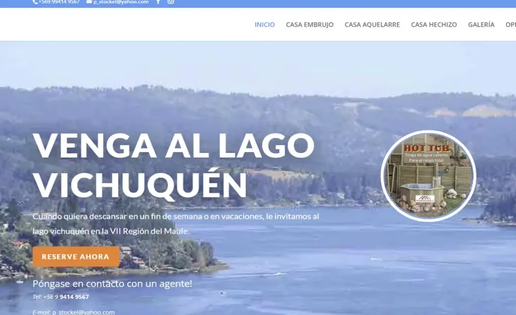 Sitio web de arriendosvichuquen desarrollado por WebyPunto