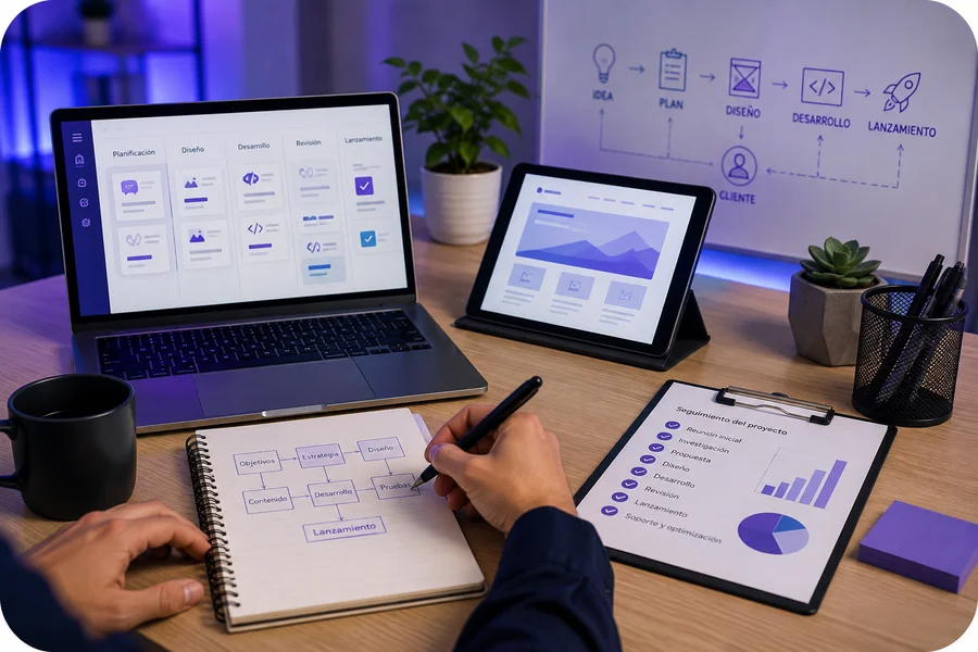 Planificación y metodología de trabajo en proyectos digitales de WebyPunto